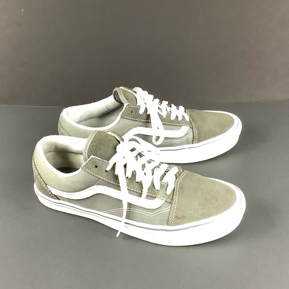 Vans Unisex Old Skool Lite (Suede/Canvas) Pewter Sneakers Men’s:8.5, Women’s: 10 - Picture 1 of 4